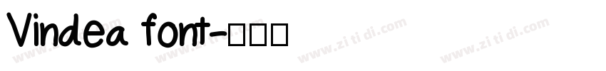 Vindea font字体转换